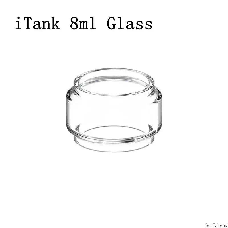 5pcs TARGET 80 Gen 200 Kit iTank 2 iTank 8ml RTA Glass Extended Tube Straight Flat Fat Boy Convex Replacement Bulb