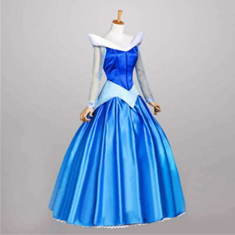 Sleeping beauty Anime clothing Adult Cosplay Dress Princess Aurora pink dress costume Stage Performance Wear Fancy Role Playing