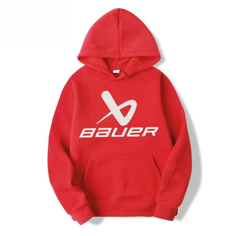 Men's hooded sweatshirt with Bauer style signature autumn and winter fashion is suitable for casual outings XJ260107 - view 4
