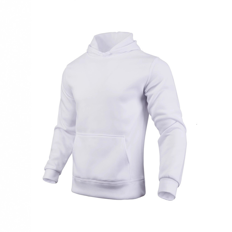 Men Women European and American Style Fleece Solid Color Hoodie Men's Sweatshirt Hooded Pullover Sports Casual Long Sleeve