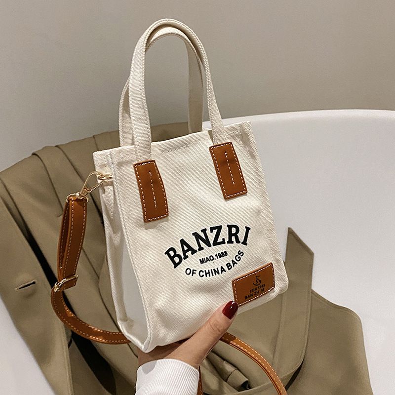 Free shipping designer Canvas Bag for Women Autumn New Single Shoulder Bag Crossbody Bag Vintage Small Square Bag Fashionable Casual Handbag Small Tote Bag
