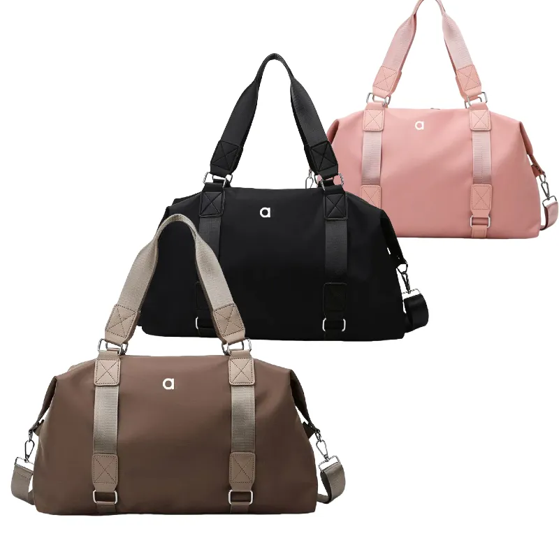 Women Gym Yoga Bag Adjustable Crossbody Strap Water-Resistant Zippered Carry Bag for Fitness Travel