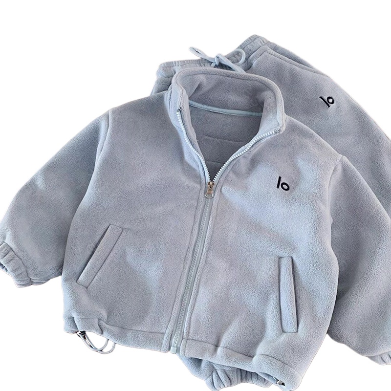Polar Fleece Kids Clothing kid clothes Designer Jacket For Kid Coat Pants Tracksuits Children Clothes Luxury Sports Two-piece Warm Boys Girls Sweatshirts