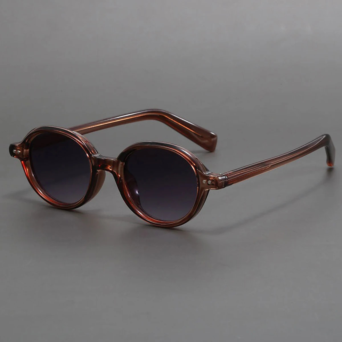 Acetate Small Round Sunglasses Polarized Mens Japanese Unisex Oval Sunglasses Women Retro TR90 Acetate Men260106