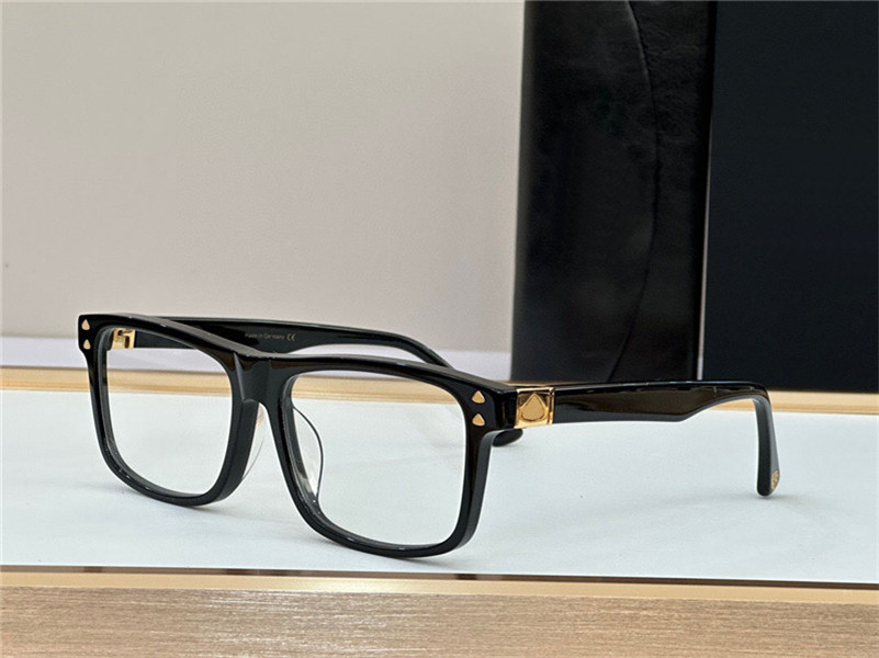 New fashion prescription eyeglasses THE GUARD IV classic square shape acetate plank frame optical glasses simple business style eyewear with case