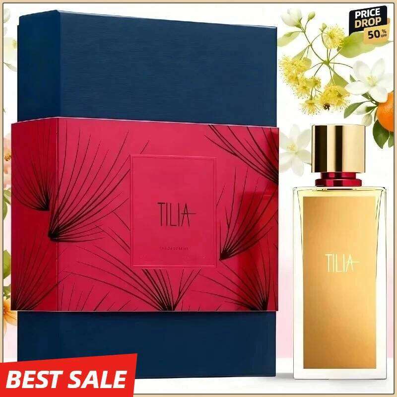 TILIA Perfume 100ml Fresh Green Woody Fragrance Soothing Calming Scent Long Lasting Unisex Cologne for Eau de Toilette Gift Set W260107