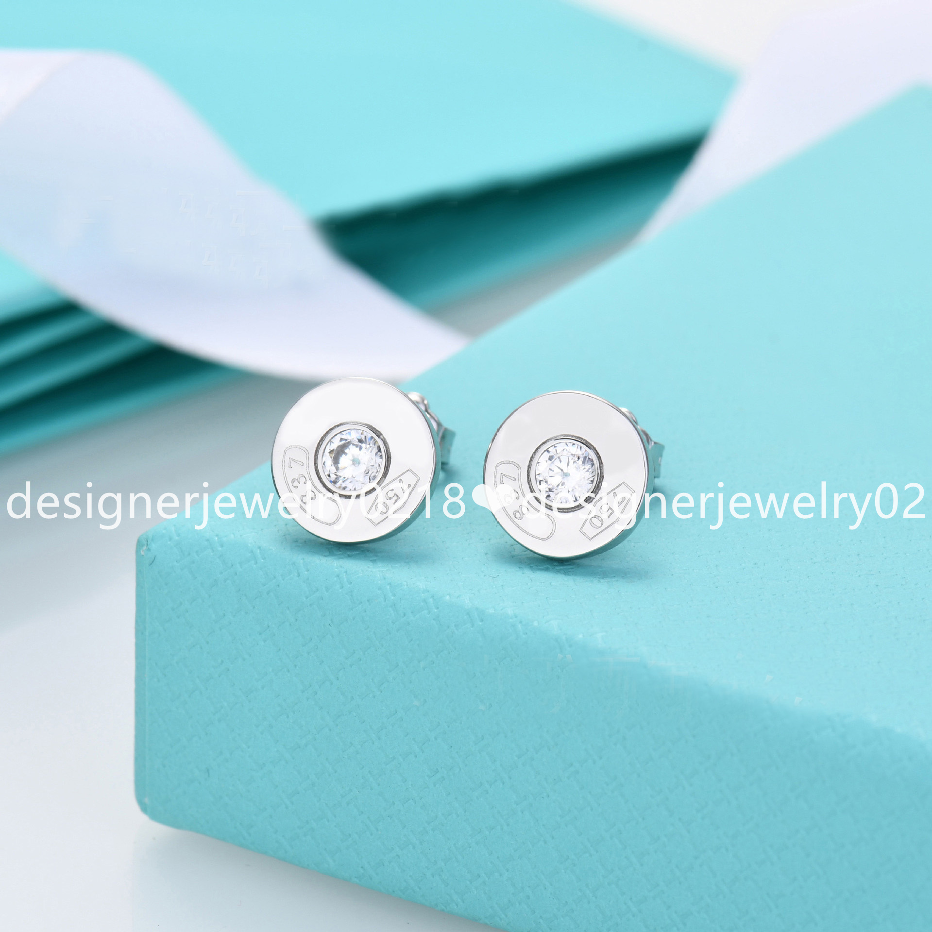 earrings designer earrings for women girl high quality pure silver chain diamond alphabet design luxury earrings Christmas Valentine's Day gift