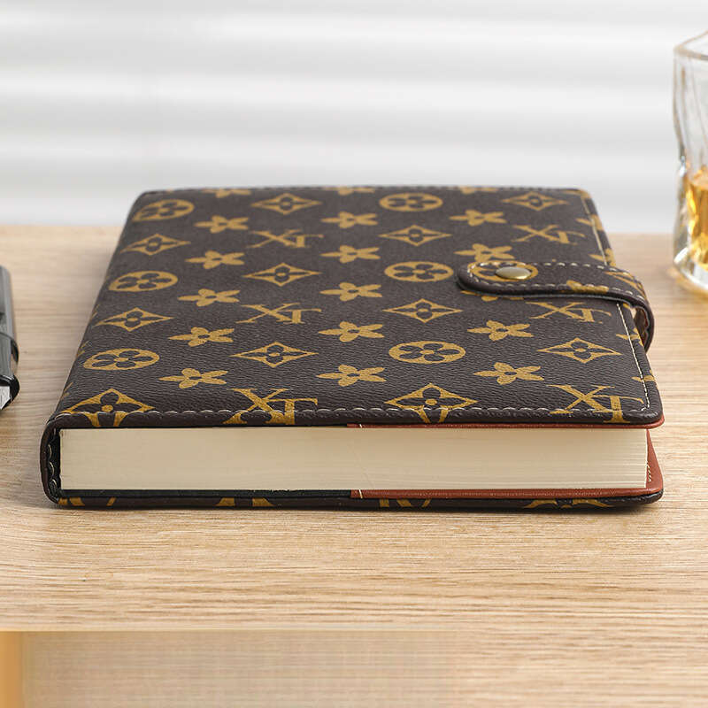 Xitong 496 Leather Cover Office Notebook A5/B5/A6 Printed Retro Handwritten Journal Customizable Logo