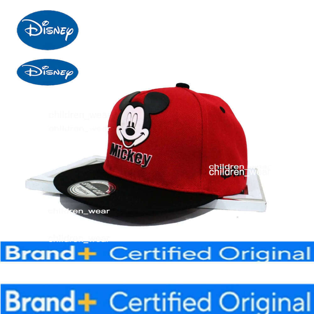 Disney Mickey Children Cartoon Baseball Cap peaked Caps Baby Girls Boys Adjustable Kids Hat festival Outdoor Sunscreen gift H260107