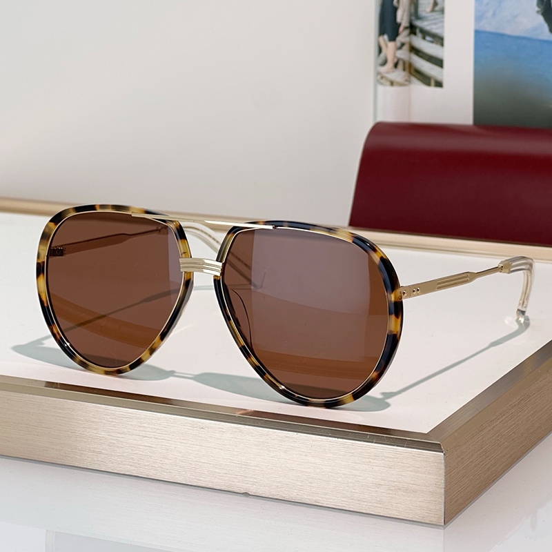 Designer Sunglasses For Women Men Fashion Metal Acetate Frame Pilot Eyewear 0904 Luxury Sunglasses Outdoor Goggles UV400 Glasses With Box