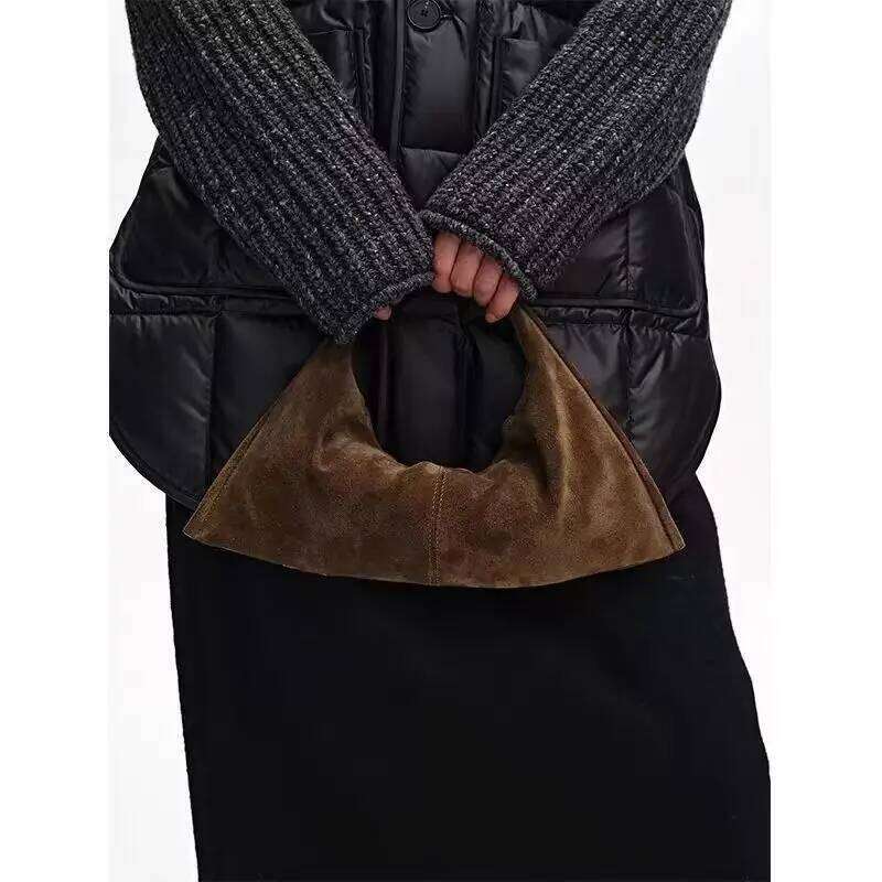 Women S New High End Handbag With Niche Design Fashionable And Elegant Large Capacity Imitation Deer Retro Single Shoulder Bag XIU LAI SI