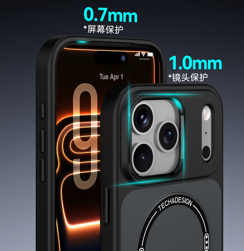 Magnet Wireless Charging Shockproof Case For Iphone 17 Air 16E 16 Plus 15 14 Pro Max 13 Hybrid Hard PC Soft TPU Fashion Business Holder Magnetic Kicks