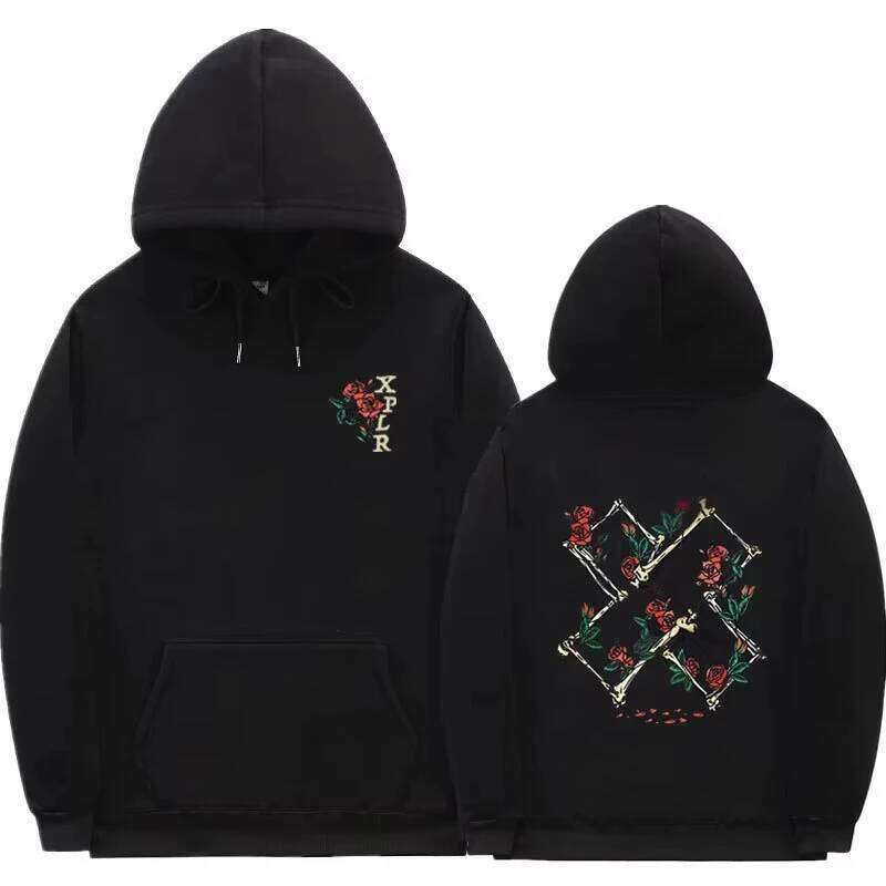Y2K Sam Colby XPLR New Hoodie Printed Fashion Sportswear Hip Hop Men's and Women's Autumn/Winter Street Top X260107