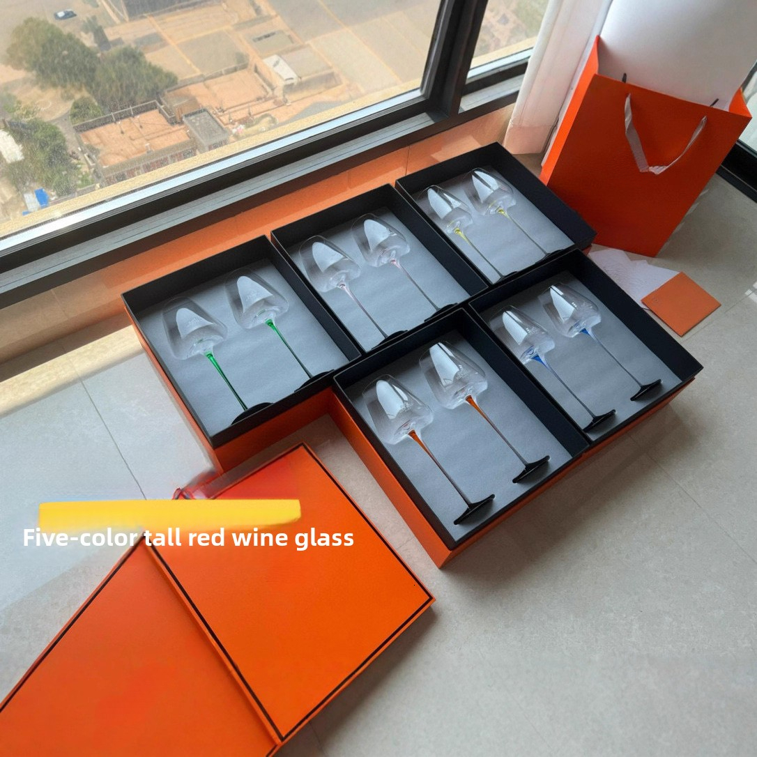 designer Red Wine glass Gift Packaging Box Champagne Glass Wholesale In Stock