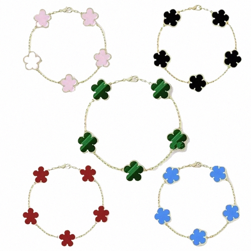 bracelets designer Chain Women Jewelry fashion Classic high quality mother pearl white black red moissanite Valentine's Day very good w2sL#