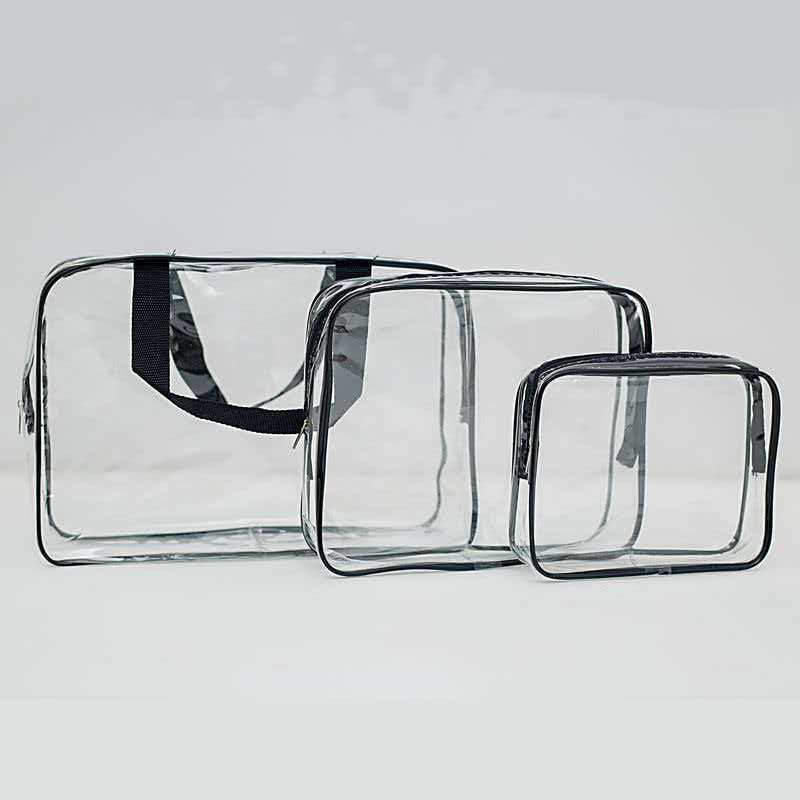 Manufacturer's spot wholesale PVC multifunctional sorting and storage bag, spot storage bag, wash and makeup bag, three piece set