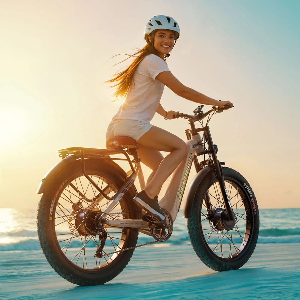 Shengmilo S700 Electric Bike 48V 17.5Ah 2000W Dual Motor Hydraulic Brake 4.0 Fat tire E-Bike Commuter Bicycle Mountainbike 45kmh