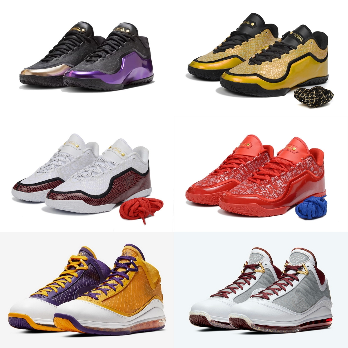 Hot LeBrons 23 The Chosen One and the One Who Chose Basketball Shoes Miami Twice Black Metallic Gold Purple LeBrons 7 Media Day Lakers Sport Shoe Sneakers US7-US12