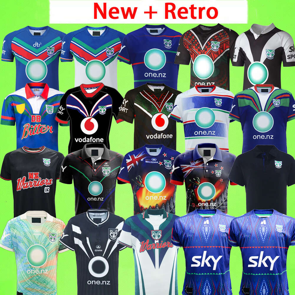 S-5XL Warriors Team Arrival Mens Rugby Jerseys 24 25 26 27 Summer Training Jersey Football Oversized For Adult Kids 2024 2025 2026 2027 women vest New Zealand retro