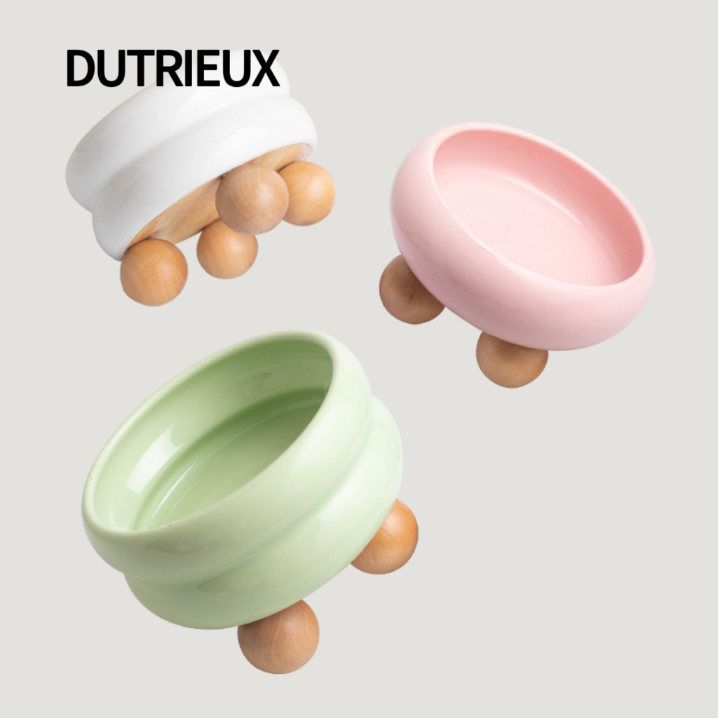 KK190 High-legged cat bowl with neck support, made of ceramic, large capacity, wide mouth, and tip-over resistant.