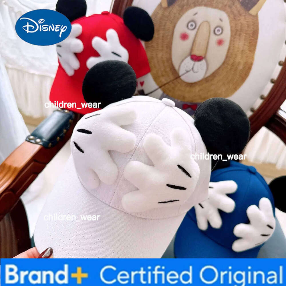 Disney 2025 Pure Cotton Parent-child Caps, Children's Sun Hats Outings, Cartoon Big-eared Baseball Caps for Boys and Girls H260107 H260107