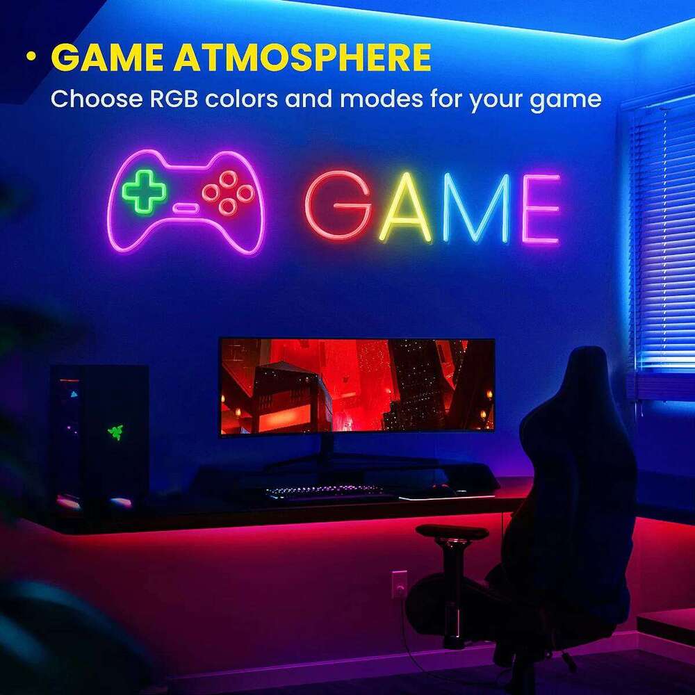 LED Neon Rope Lights, Lights For Bedroom Flexible LED Light With Remote And APP Control RGB Lighting Strip X260107