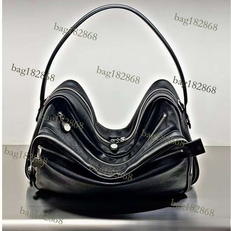 Designer Bag Totebag New Genuine Leather Multi Compartment Handbag Super Popular Bowling For Women Large Capacity High End Crossbody Bag1