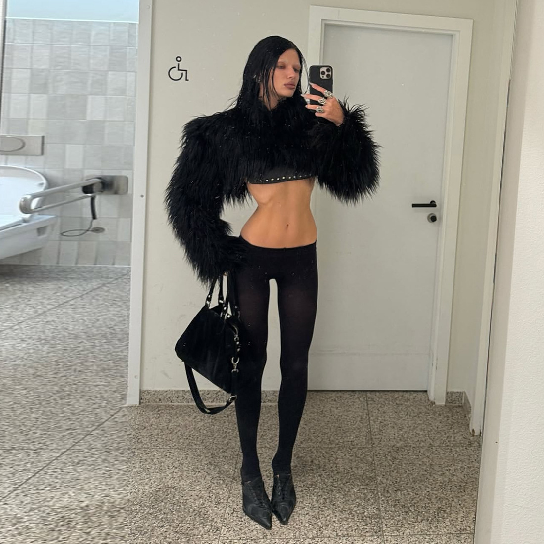 Women's Coat - Fall Winter New Arrival Solid Color Fleece Style Warm Fashionable Trendy Asymmetrical Short Coat for Women - view 4