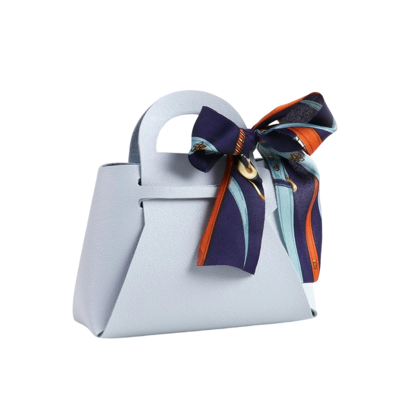 Children's Happy Candy Bag Leather Candy Bag Christmas Gift Bag with Diverse Styles