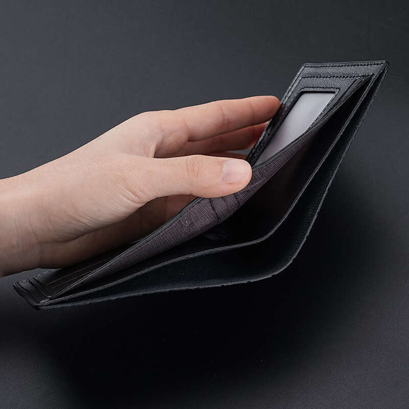 Men's Woven Pattern Cross-Border Hot-Selling Fashion Business Bag Casual Dual-Use Multi-Functional Storage Wallet