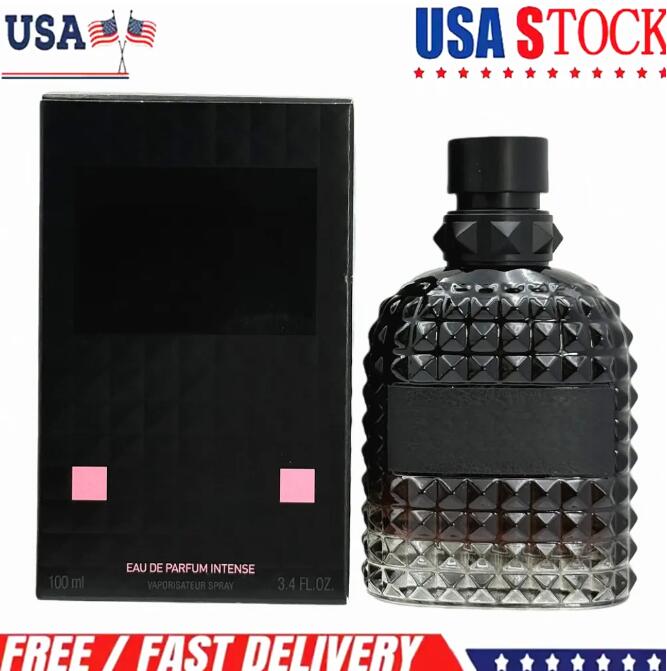 Free shipping USA 3-7 days Born in Roma Fragrances Perfume 100ml Eau De Parfum Toilette Uomo Intense Coral Fantasy Donna Men Woman Cologne EDP Long Lasting Smell Spray