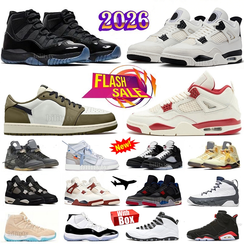 4s 11s 13s 14s 5s Basketball shoes designer Shoes 4 Flight Club Sierra Red 11 Gamma 5 Wolf Grey 1s low Medium Olive 13 Black Metallic steel Ferrari Men women trainers