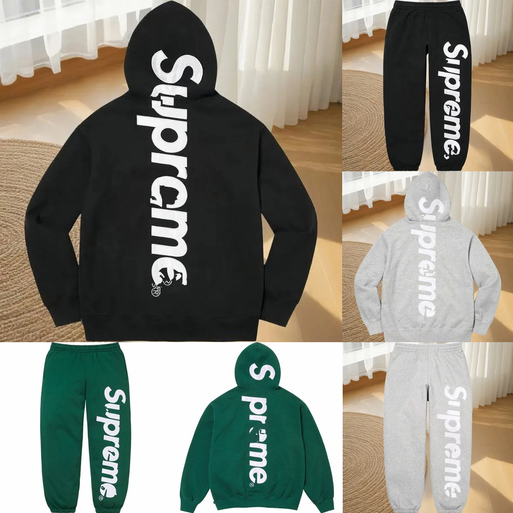 New fashion Men's hoodie designer hoodie American street fashion brand letter embroidery hoodie men's pure cotton plus size sweat absorbing y2k sup hip hop hoodie ce
