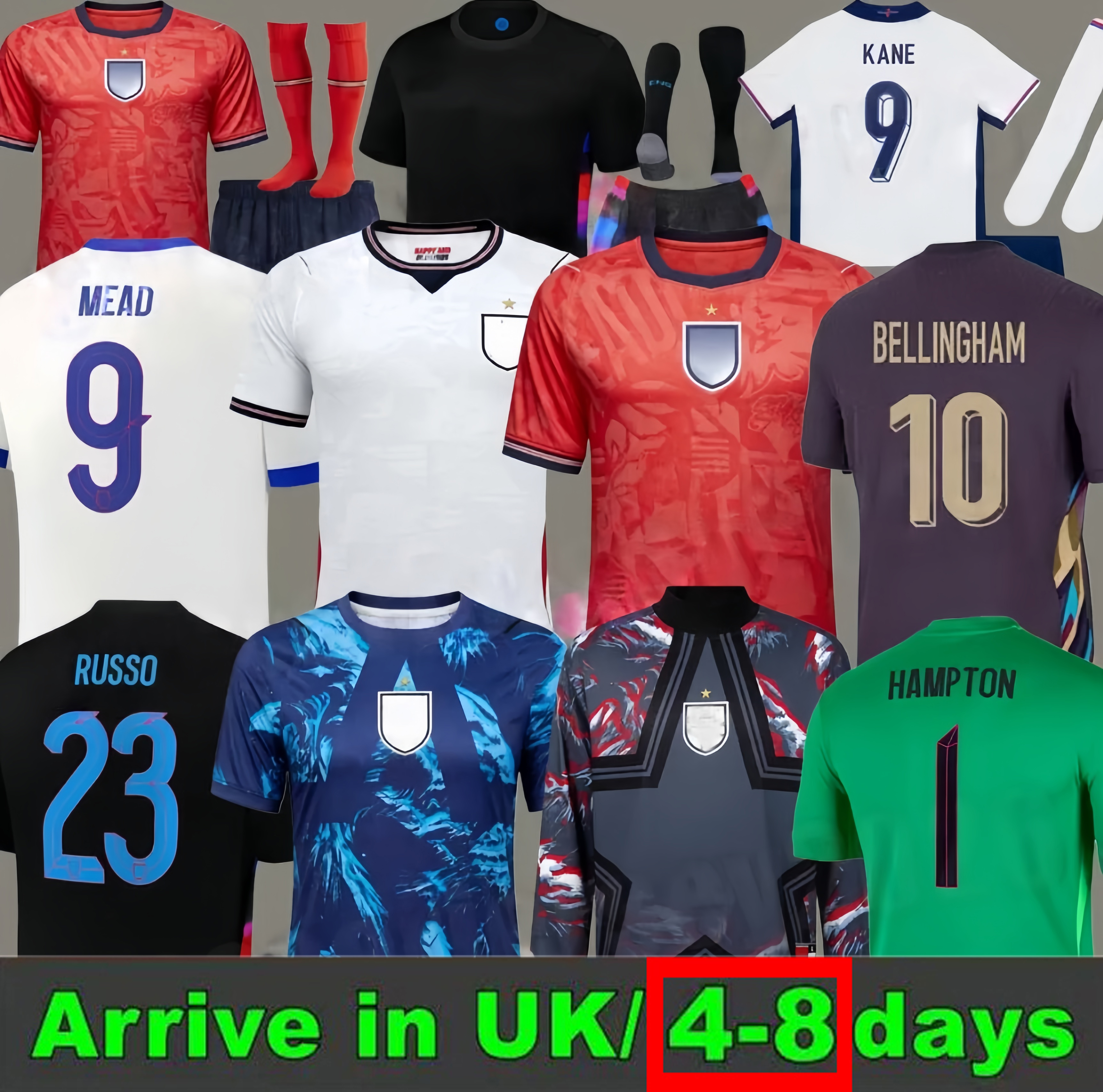 new 26 27 EnGLaNdS Soccer Jersey Men Kids KANE BELLINGHAM MAINOO BOWEN RICE FODEN GORDON TONEY PALMER PICKFORD Football Shirt Soccer Uniforms WOMEN 2026 2027 RUSSO
