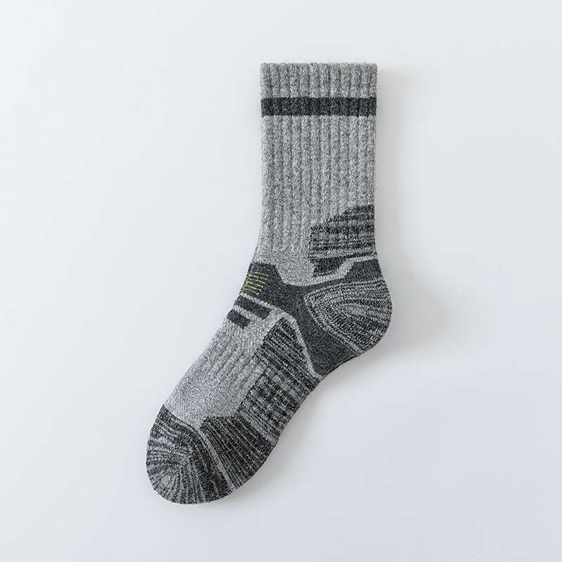 Merino Wool Men's Winter Mountaineering Hiking Ski Professional Thickened Warm Quick-Drying Sports Socks B5