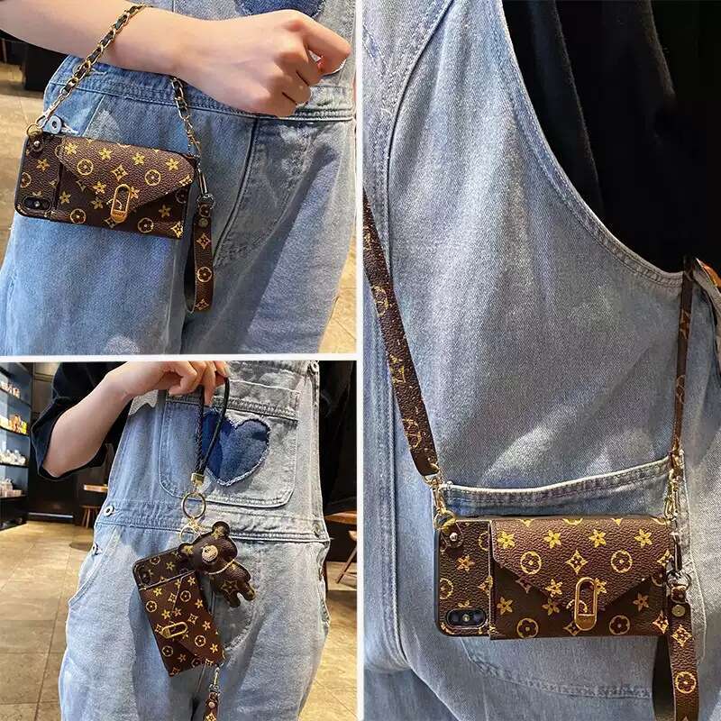 Trendy Brand Presbyopic Suitable For Iphone 17/16 Pro Max Phone Case Apple 15 Coin Purse 14 Crossbody Protective Cover