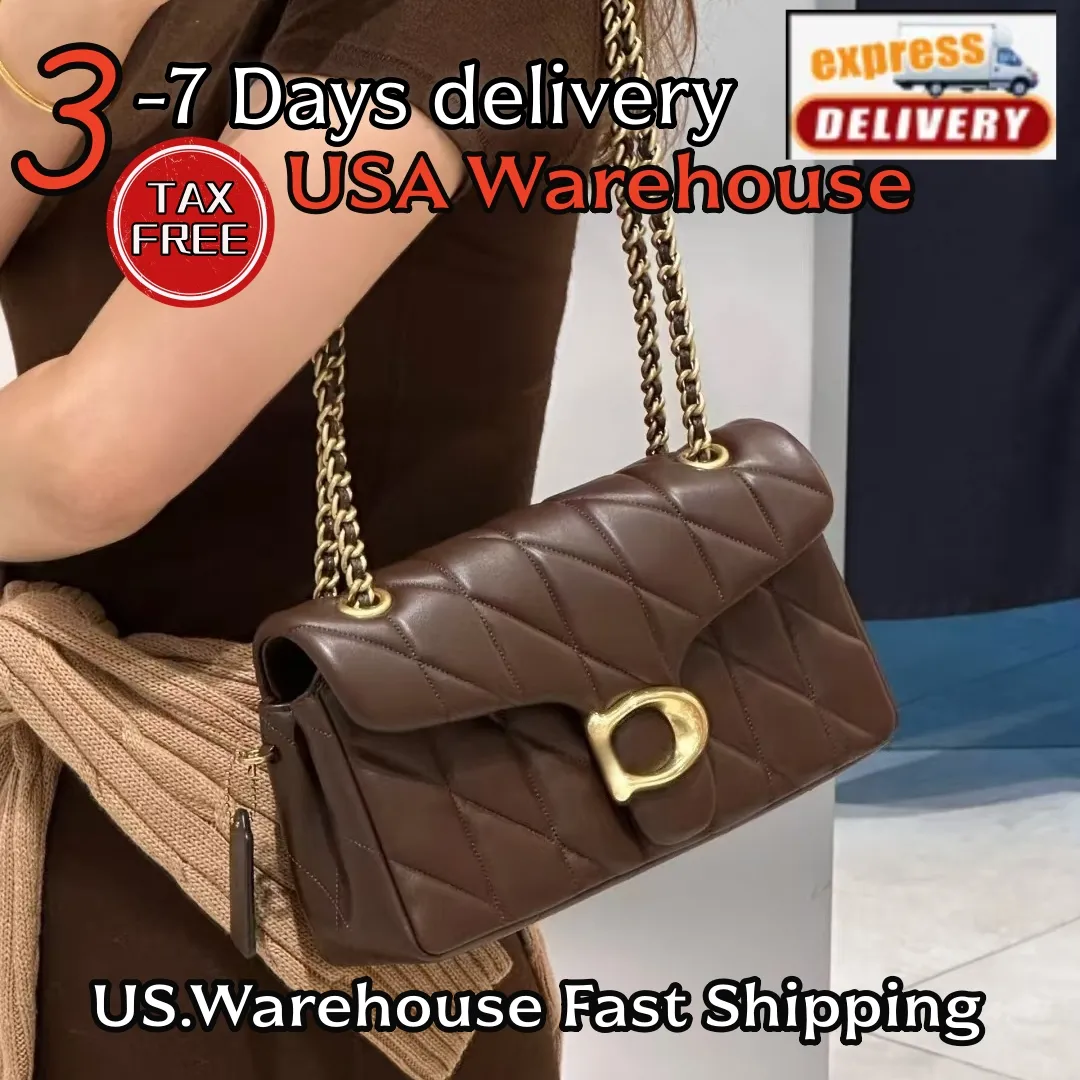 10A High quality tabby 26 Chic Small Square Leather Shoulder Crossbody Bag for Women Latest Design for 2026 designer bag crossbody bag shoulder bag black golden