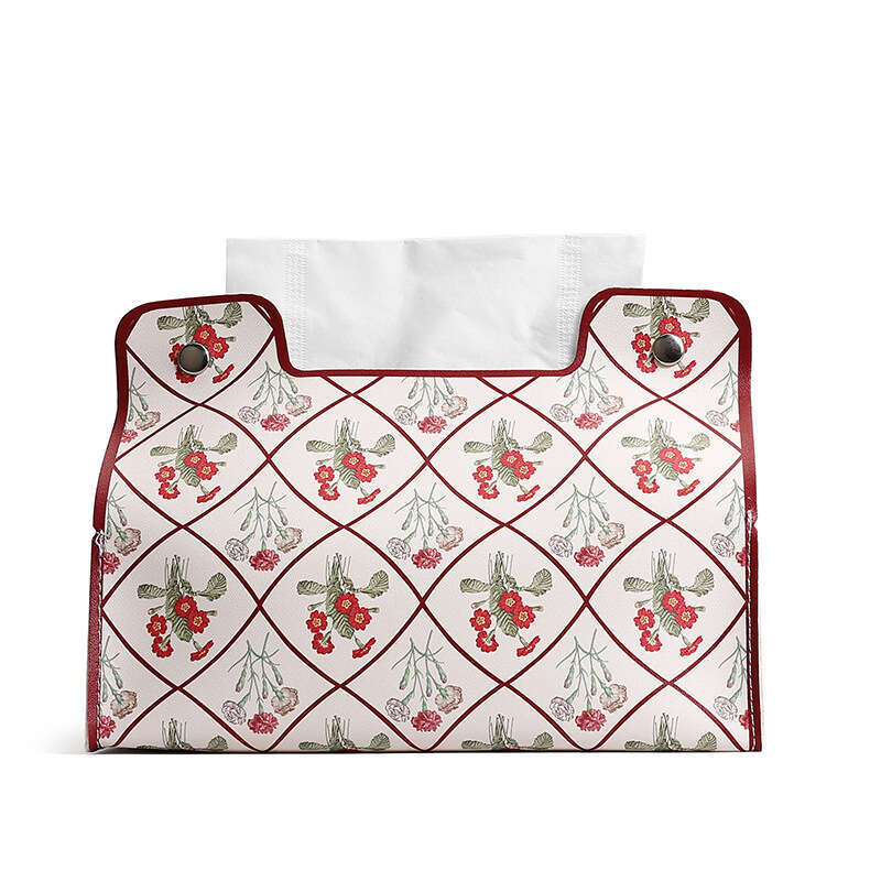 European Style For Home Living Room Dining Coffee Table Car Leather Creative Light Luxury Tissue Storage Box