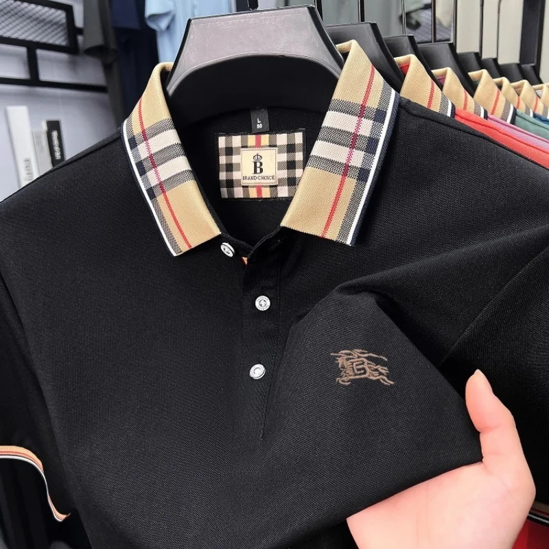 er fashion short sleeve polo shirt men summer exquisite y highend business casual Paul Tshirt 260106