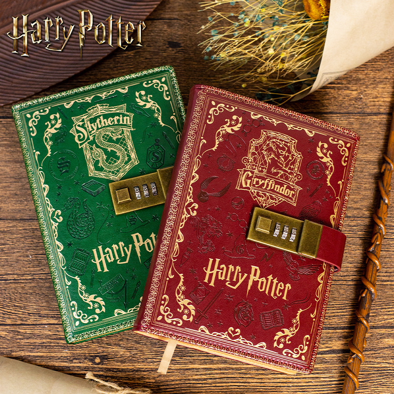 Bestseller Harry Potter Merchandise Four Houses Password Notebook Color Pages A5 Notepad Children's Student Cartoon Diary ddmySat