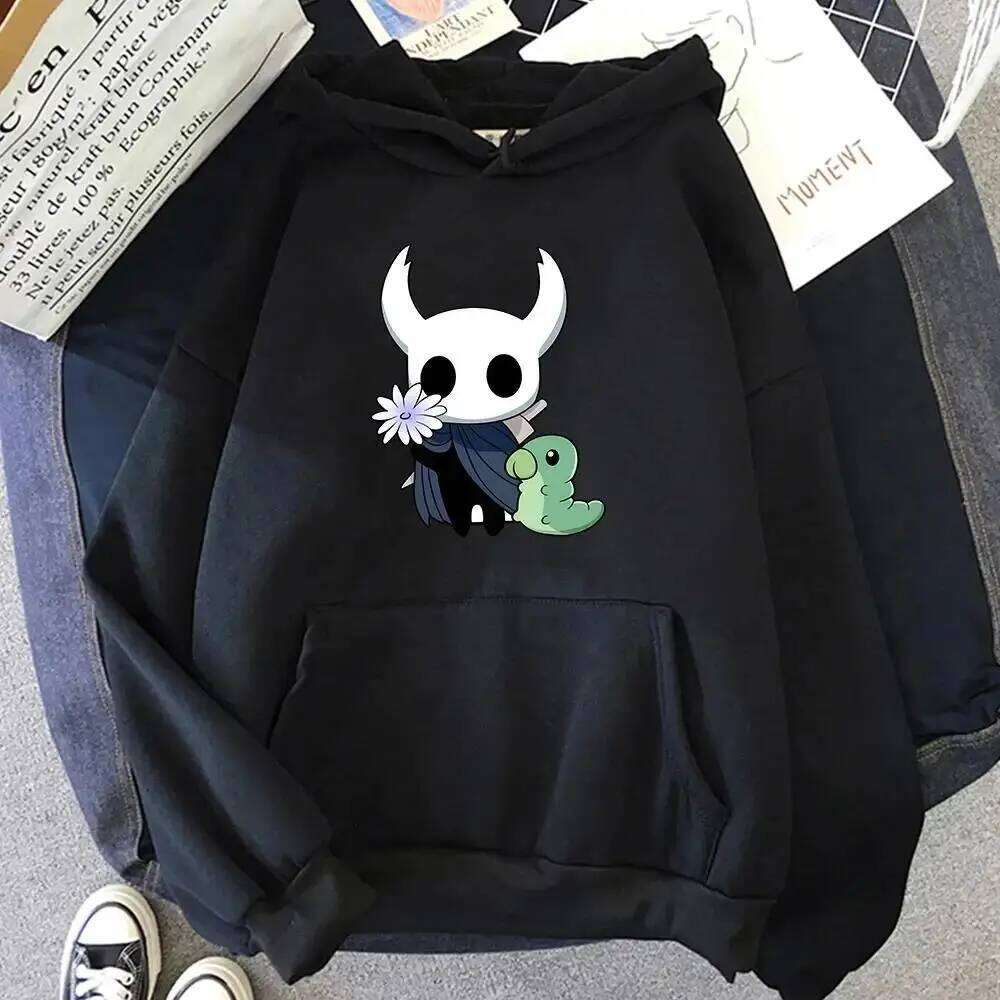 Hollow Knight Popular Character Print Hoodie Autumn Casual Sweatshirt Womenmen Cute Anime Clothes Comfortable Regular Pullovers H260107