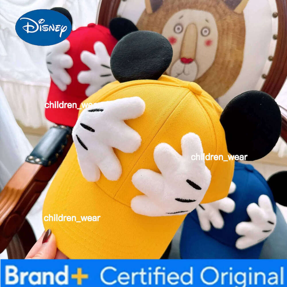 Disney 2025 Pure Cotton Parent-child Caps, Children's Sun Hats Outings, Cartoon Big-eared Baseball Caps for Boys and Girls H260107 H260107