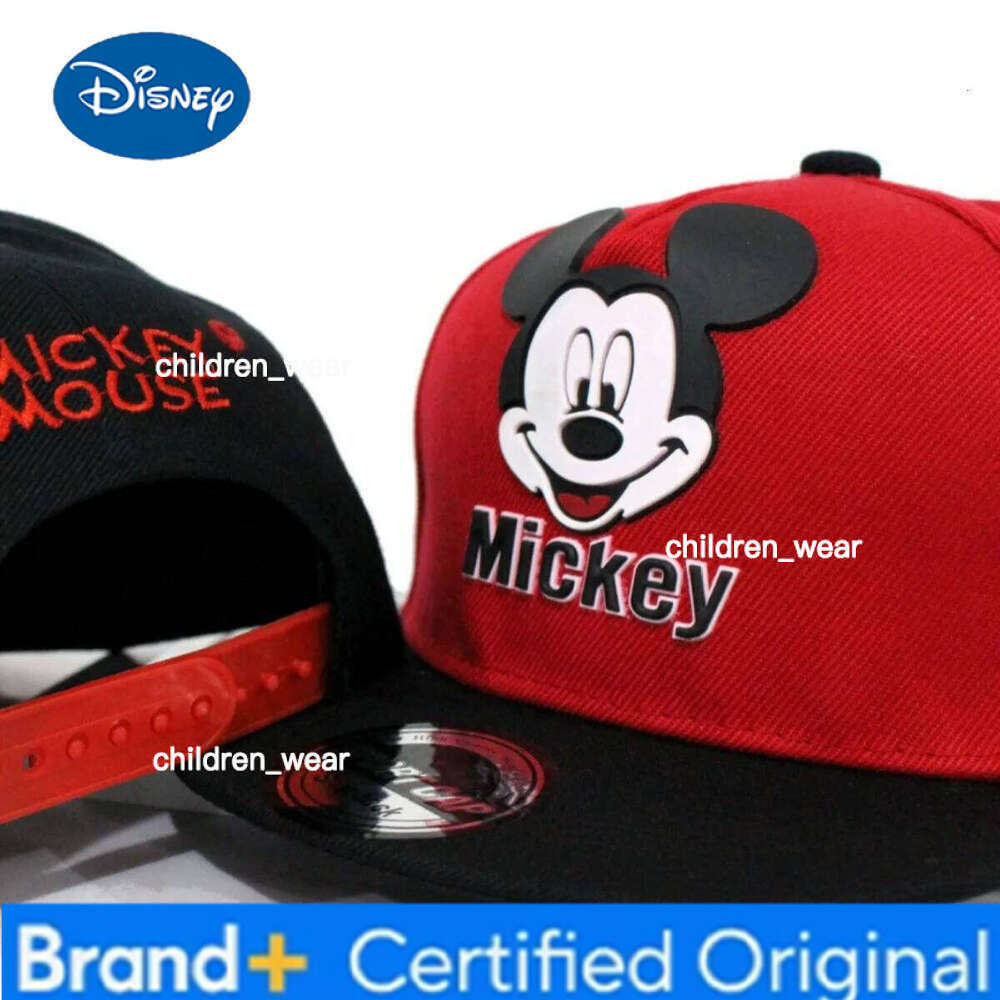 Disney Mickey Children Cartoon Baseball Cap peaked Caps Baby Girls Boys Adjustable Kids Hat festival Outdoor Sunscreen gift H260107