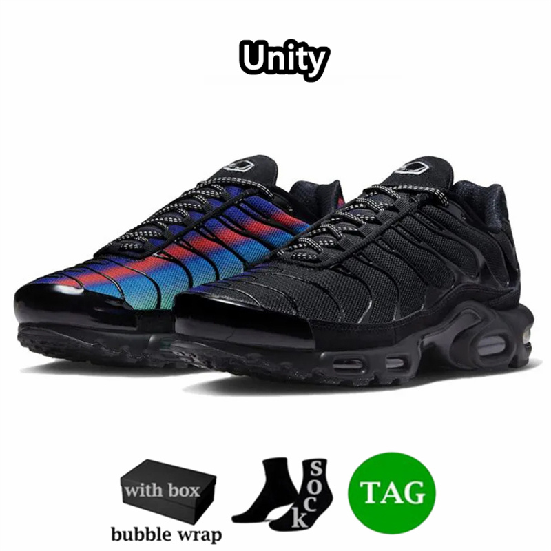 With Box Sneakers Men Women Tn Plus Running Shoes Triple White Black Unity Sky Blue Ice Hyper Marseille Designer Tns Trainers Outdoor Jogging Sports S