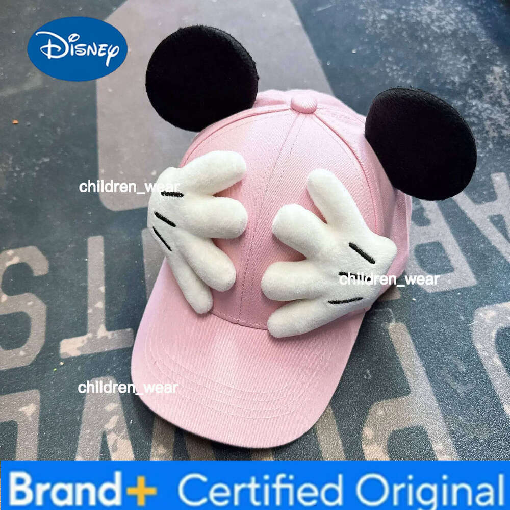 Disney 2025 Pure Cotton Parent-child Caps, Children's Sun Hats Outings, Cartoon Big-eared Baseball Caps for Boys and Girls H260107 H260107
