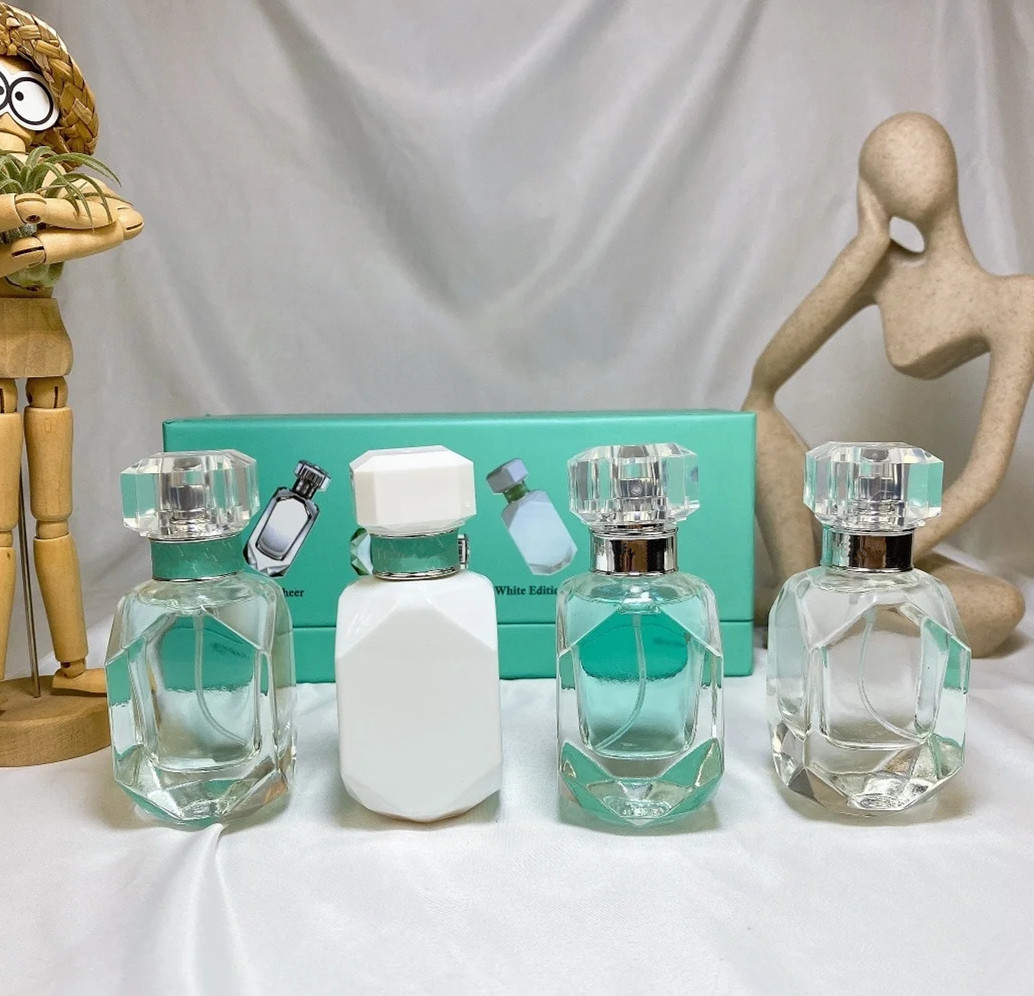 Perfume Set 3pcs 4pcs gift box Parfum Luxury Brand Men Women Long Lasting Smell Fragrance Gift kit High Quality