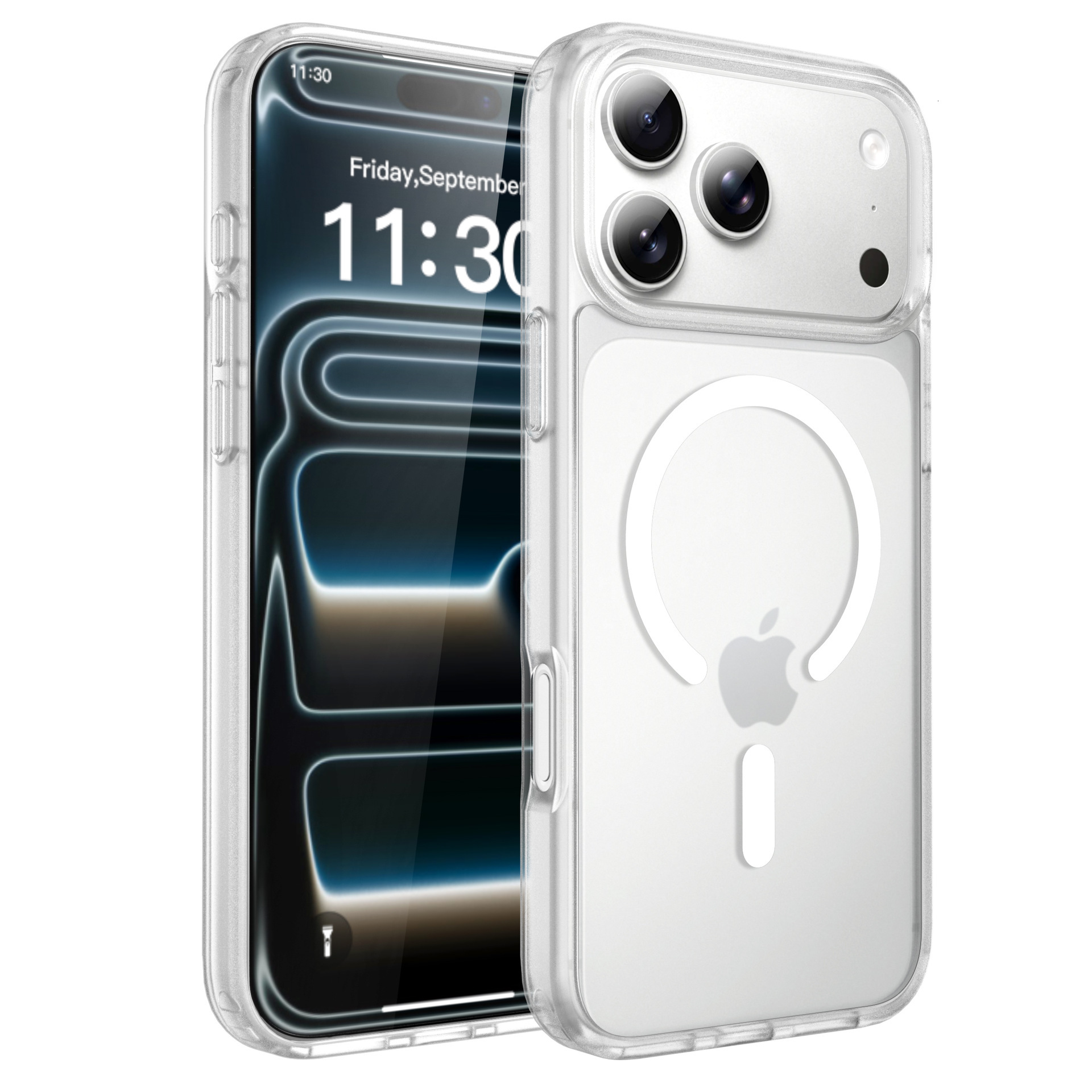 Cross-border Apple 17pm Phone Case Magnetic 16pro Skin Feel Anti-drop iPhone 15 Pro Max Matte Protective Cover