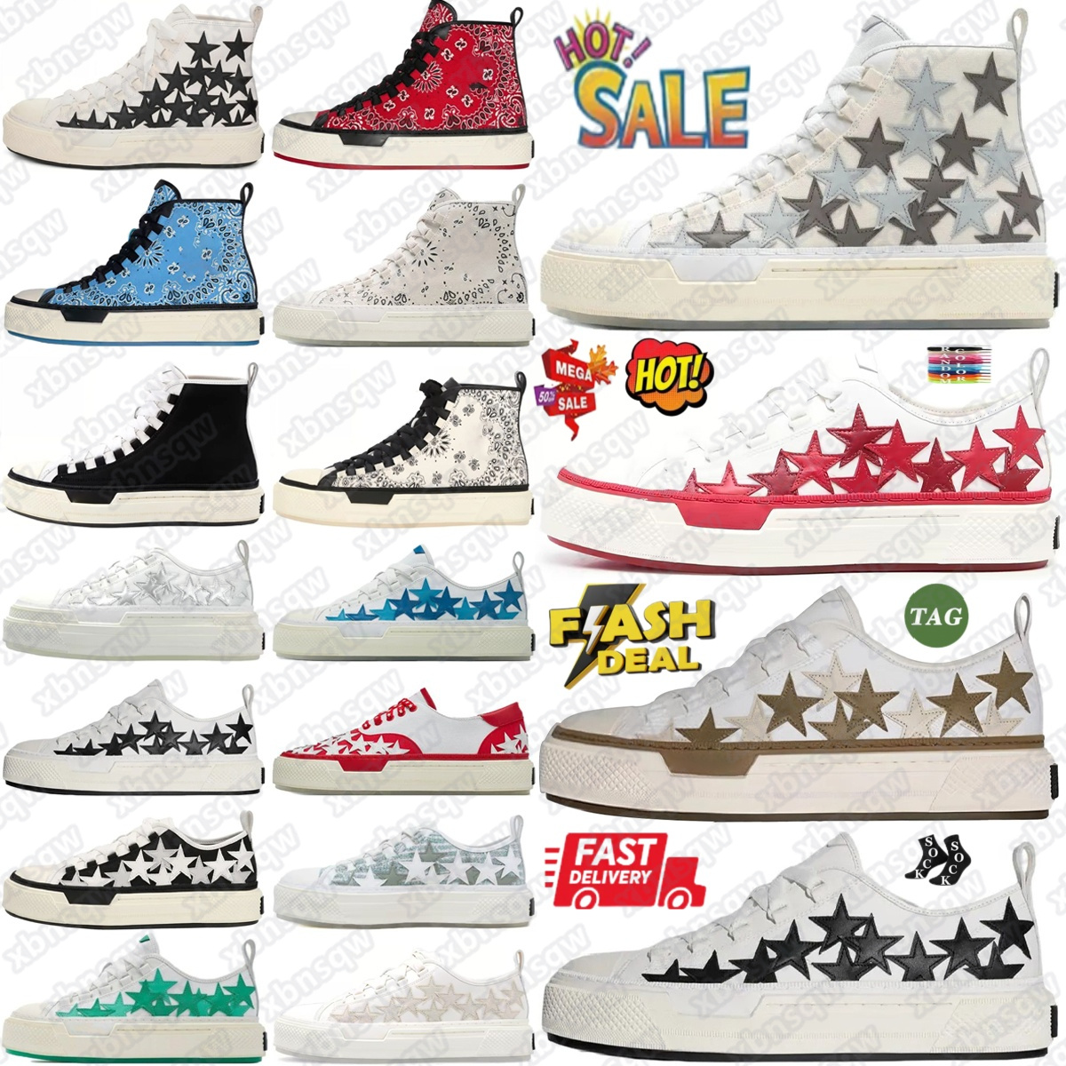 designer Bone Court shoes Stars sneakers star trainers sneaker Low Flame skel five pointed Printed high top White Brown black womens men #k3s8#