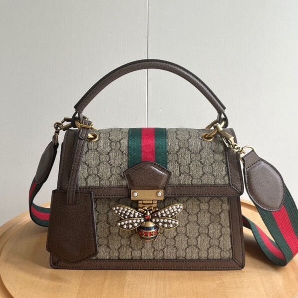 designer bag tote bag handbag Womens Bag New Fashion Versatile Monogram Bee Bag Genuine Leather Handbag Crossbody Small Square Bag shoulder bag mini bag