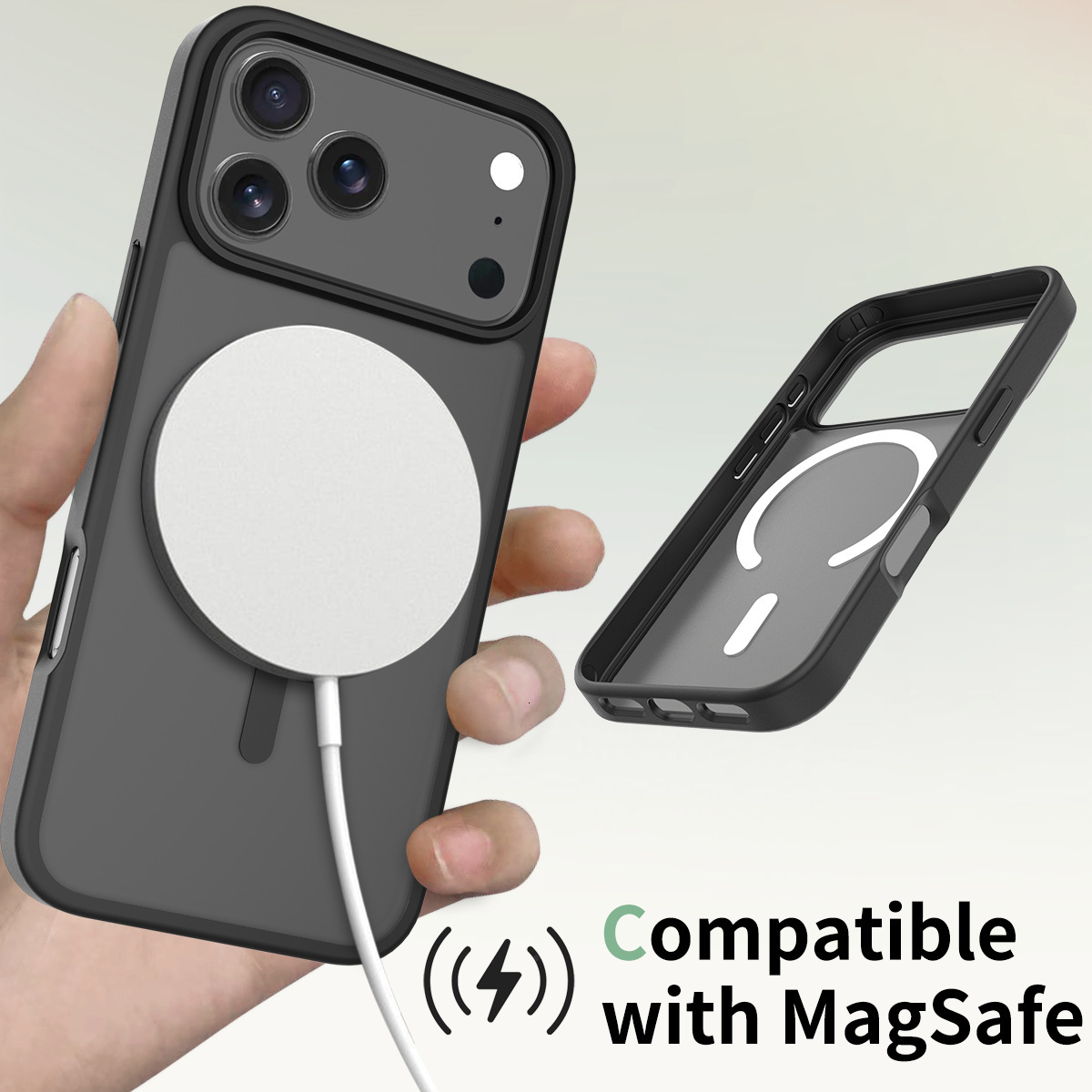 Cross-border Apple 17pm Phone Case Magnetic 16pro Skin Feel Anti-drop iPhone 15 Pro Max Matte Protective Cover